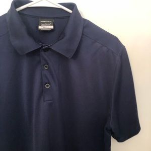 Nike golf blue dry fit polo shirt size large